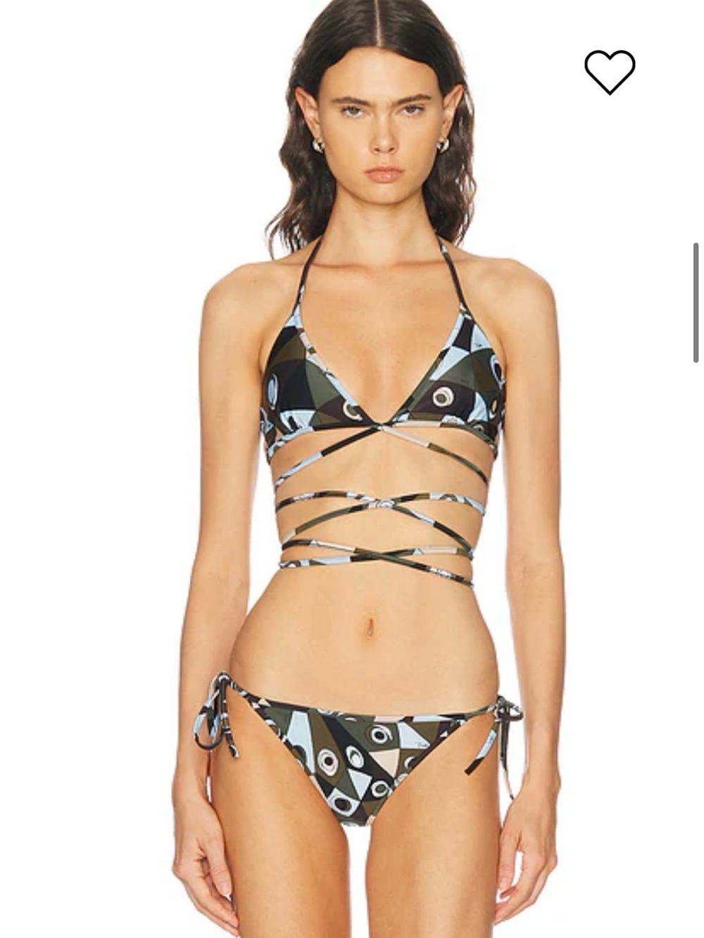 Emilio Pucci Occhi Bikini Top & Bottom